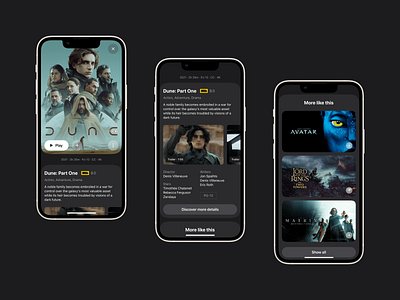 Movie App Design