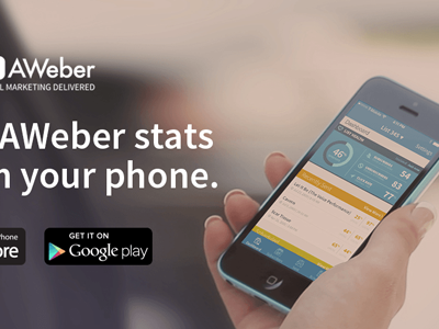 AWeber Mobile App Social Promotion