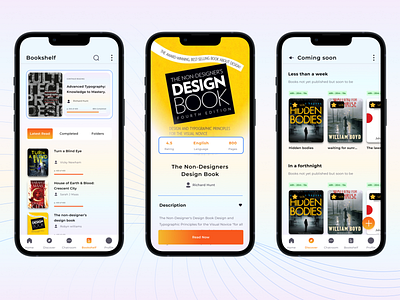 Book discovery made easy app book book app bookshelf bookstore discover illustration logo onboarding ui ux