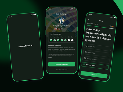 Design trivia app challenge design hng mobile reward rewards trivia ui ux