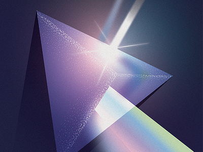 Newton's Prism cover illustration light magazine newton photonics photons prism science