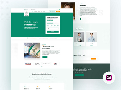 Daniel’s Table - Ecommerce Website branding creative design donate donation donation site food help landing people poor psd template ui uidesign uiux website xd