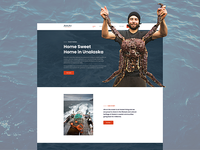 Revan Bay - Seafood Supplier Website best sea foods clean creative design food supplier seafood seafood distributor seafood store seafood website template ui uiux ux website builder website design