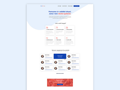Česko Spolu design landing landingpage ui uiux ux web webdesign website