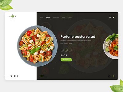 Food Ordering Web Ui Concept food food ordering food web ui ui concept uiux web