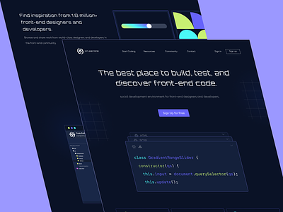 Developers Landing Page