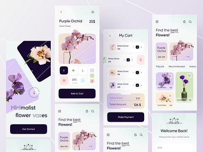 Flower Store App Design ✿