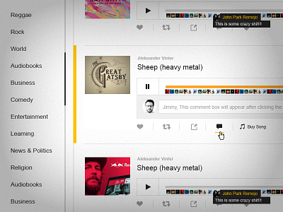 Sneak peek of my new project - CollabMix collabmix music page