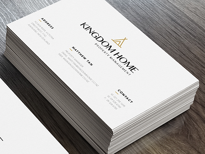 Kingdom Home Business Card (Work in Progress) business card