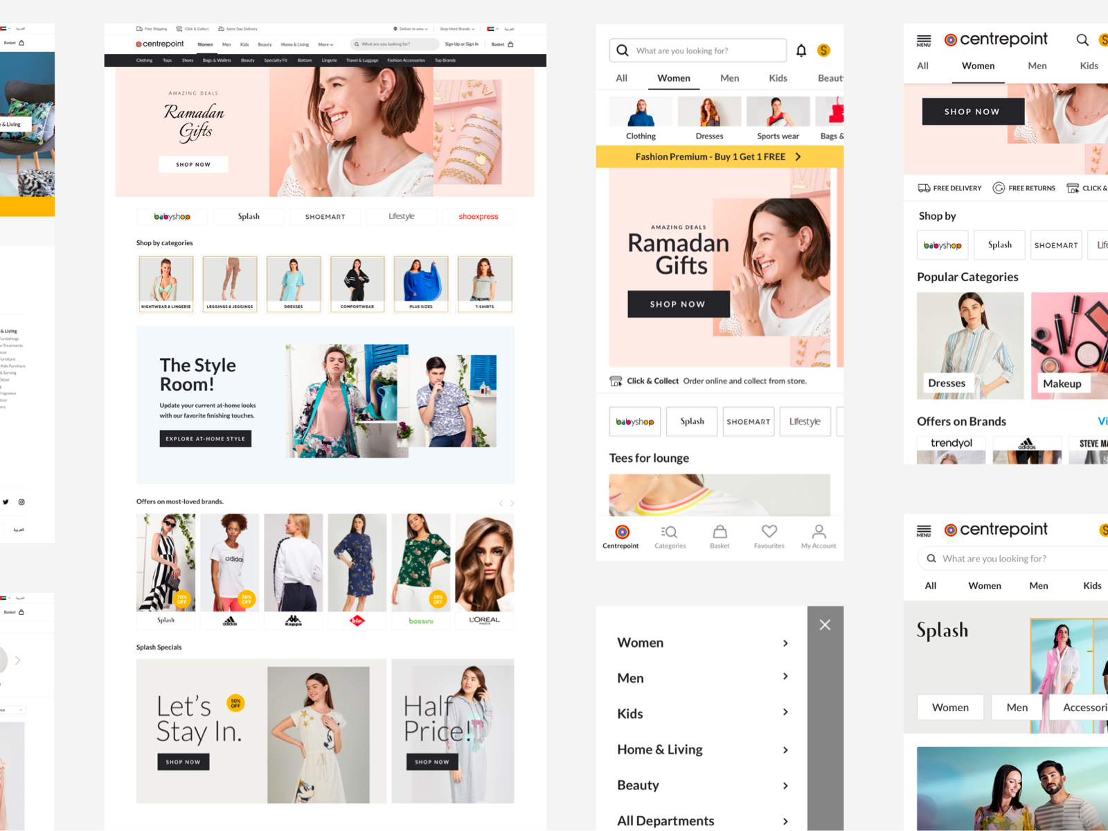 Centrepointstores.com Redesign Case Study by Umair on Dribbble