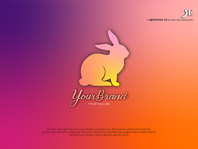 The Rabbit 🐇 - vector logo