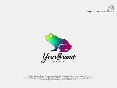 Gradient frog🐸 art artwork beauty brand branding colors designing drawing effects fish gradient graphics illustration illustrator logo modern name new shades vector