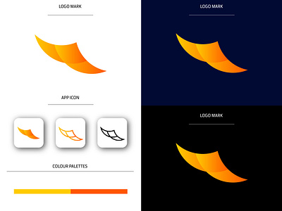 Kite Logo Mark & App Icon app icon art branding design icon illustration illustrator letter logo design lettering logo logo design typography