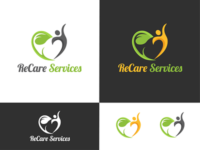 Recare Services (healthcare logo) by Imtiaz Ahammed on Dribbble