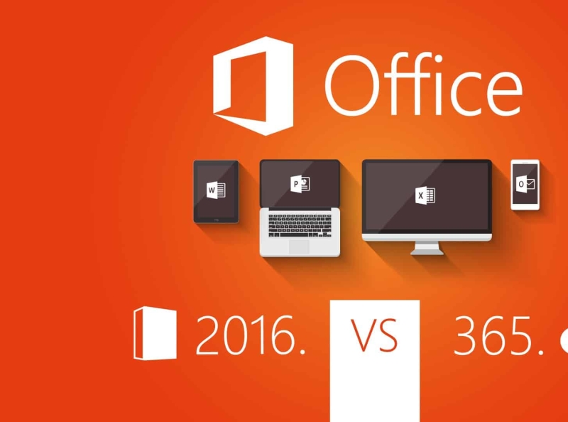 microsoft office professional plus 2016 vs office 365