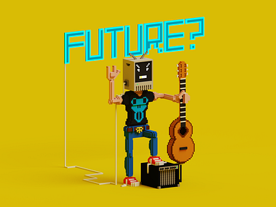 Future? 3d branding graphic design illustration logo