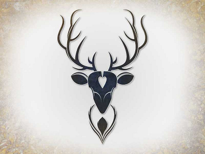 Deer tattoo illustration tattoo vector