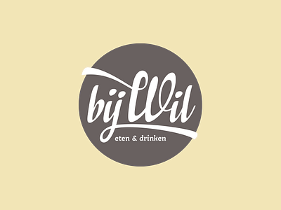 Restaurant bij Wil branding logo