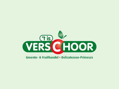Verschoor groente fruit branding logo