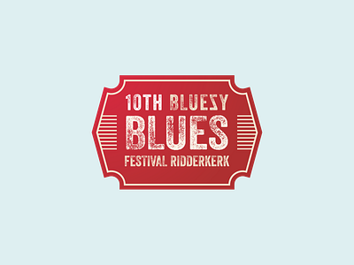 Bluezy Blues Festival branding logo