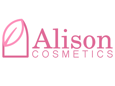 Alison Cosmetics cosmetics design logo vegan