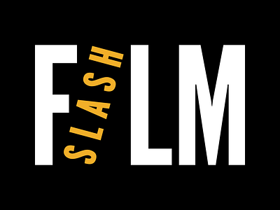 Slash FIlm inkscape logo movie rental vector