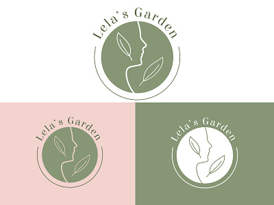 Lelas Garden Cosmetics Identity Design beauty care branding cosmetic herbal identity design logo natural skincare