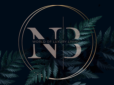 NB Luxury branding graphic design ilustrator logo vector