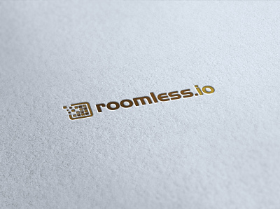 RoomLess design illustration logo vector