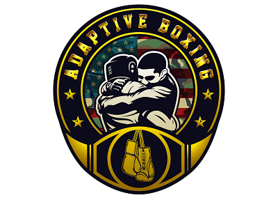 Adaptive Boxing branding graphic design logo