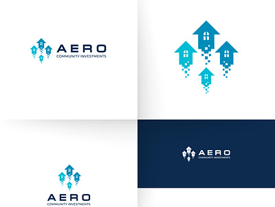 AERO community Investment branding logo motion graphics