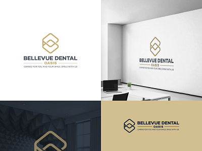 BELLEVUE DENTAL branding graphic design logo