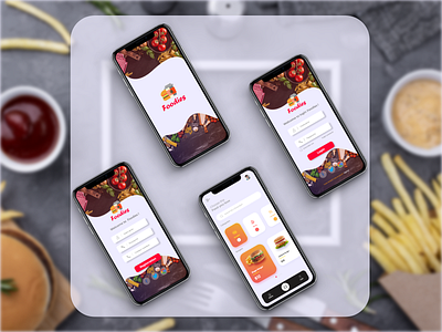 Food order - Mobile App app design ui ux