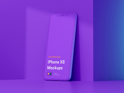 Free Vivid iPhone X Mockup apple design free freebie mockup mockup psd scketch