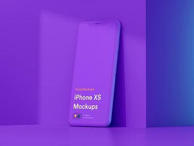 Free Vivid iPhone X Mockup