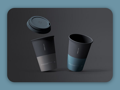 Disposable Paper Cups Mockup cups design download freebie mockup