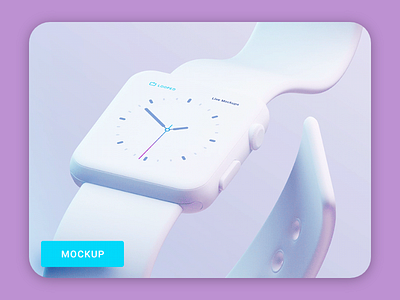 White Clay Mockups Collection apple clay download freebie iwatch mockup watch