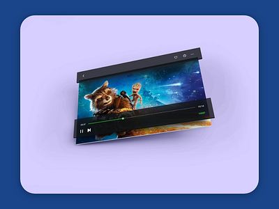 Video Player Mockup design download freebie mockup player vector