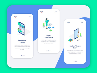 App OnBoarding Screens app design download free freebie illustraion onboarding vector