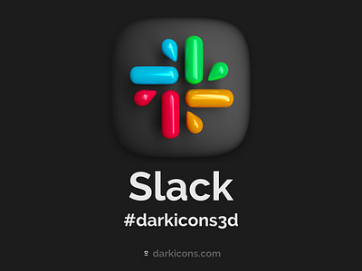 Slack 3D Icon