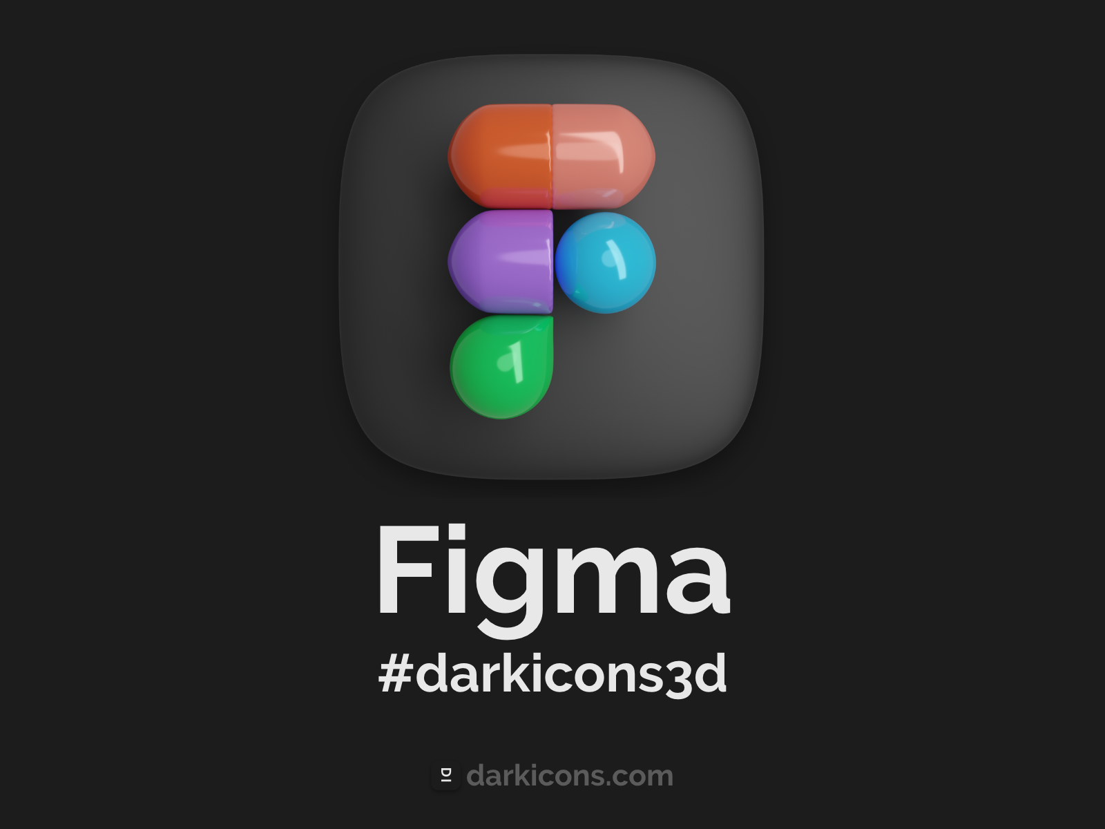 Figma 3D Icon By Dark Icons On Dribbble