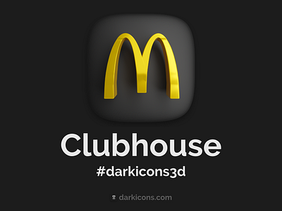 Mcdonalds 3D Icon