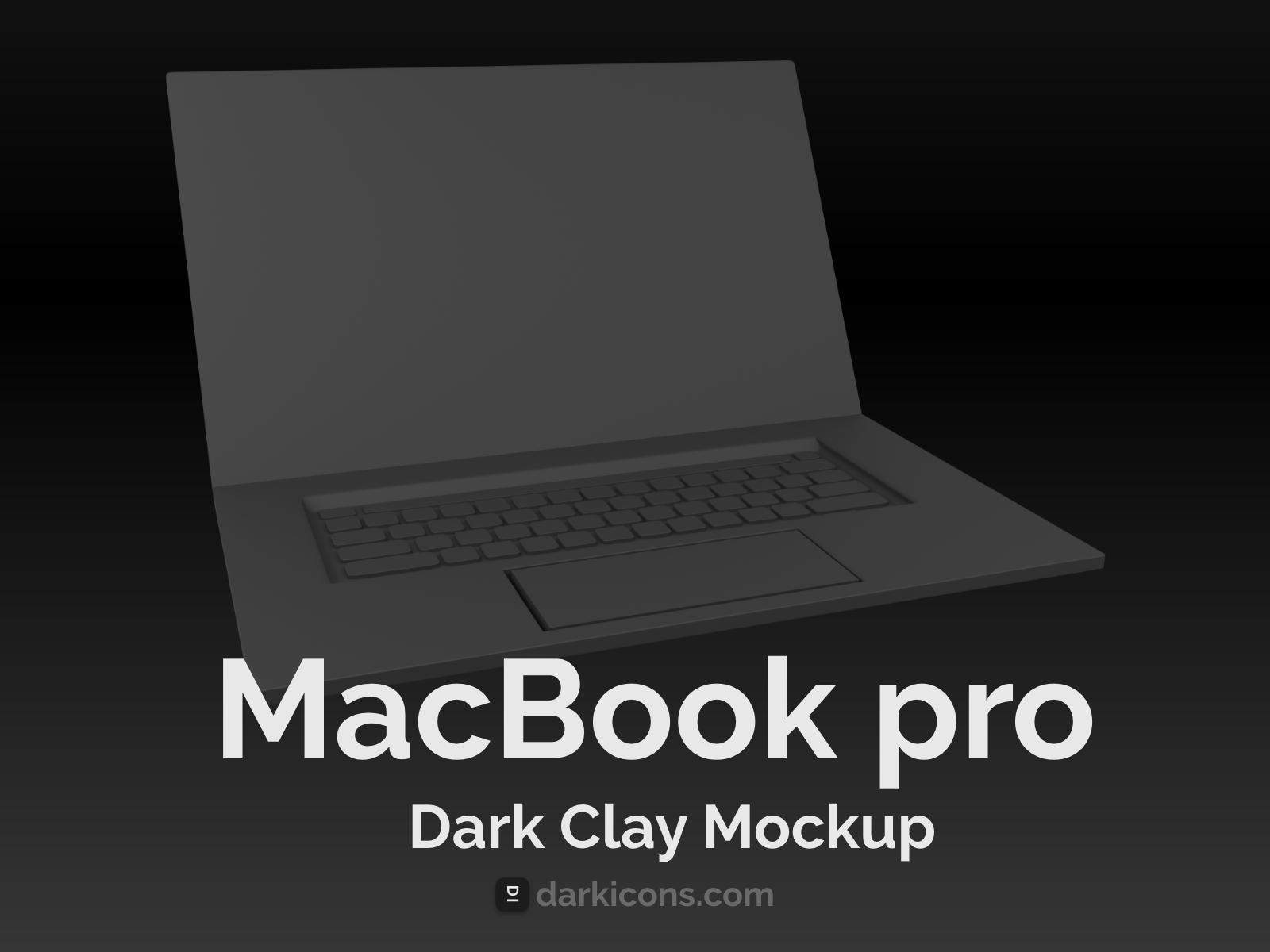 Download Macbook Pro 3d Clay Mockups Free By Dark Icons On Dribbble