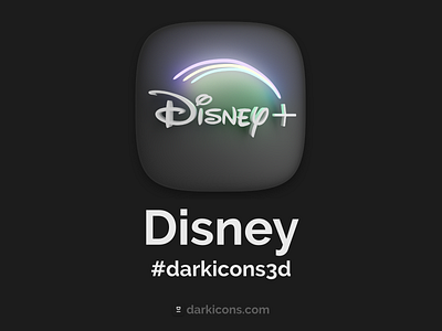 Disney+ 3D Icon