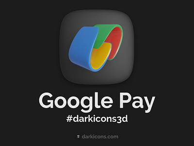 Google Pay 3D Icon 3d 3dicon darkicons3d design download googlepay icon ios logo mobile