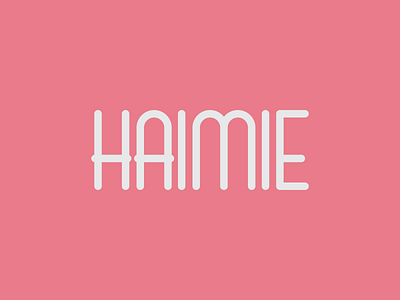 haimie logo typography
