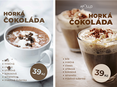 Apollo - hot chocolate advertising