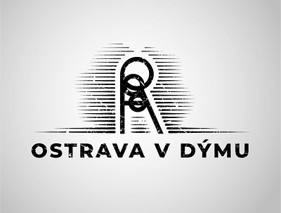 Ostrava v dýmu - hookah festival advertise design festival hookah icon logo