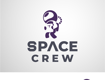 Space Crew - building/delivering company branding design icon illustration logo