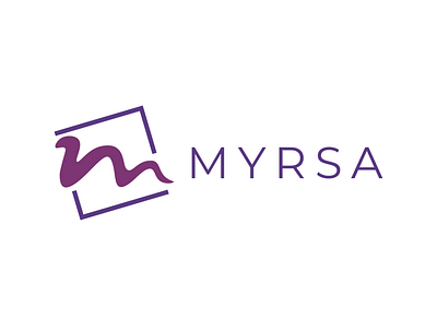 Myrsa - textile company advertise branding design icon illustration logo textile ui
